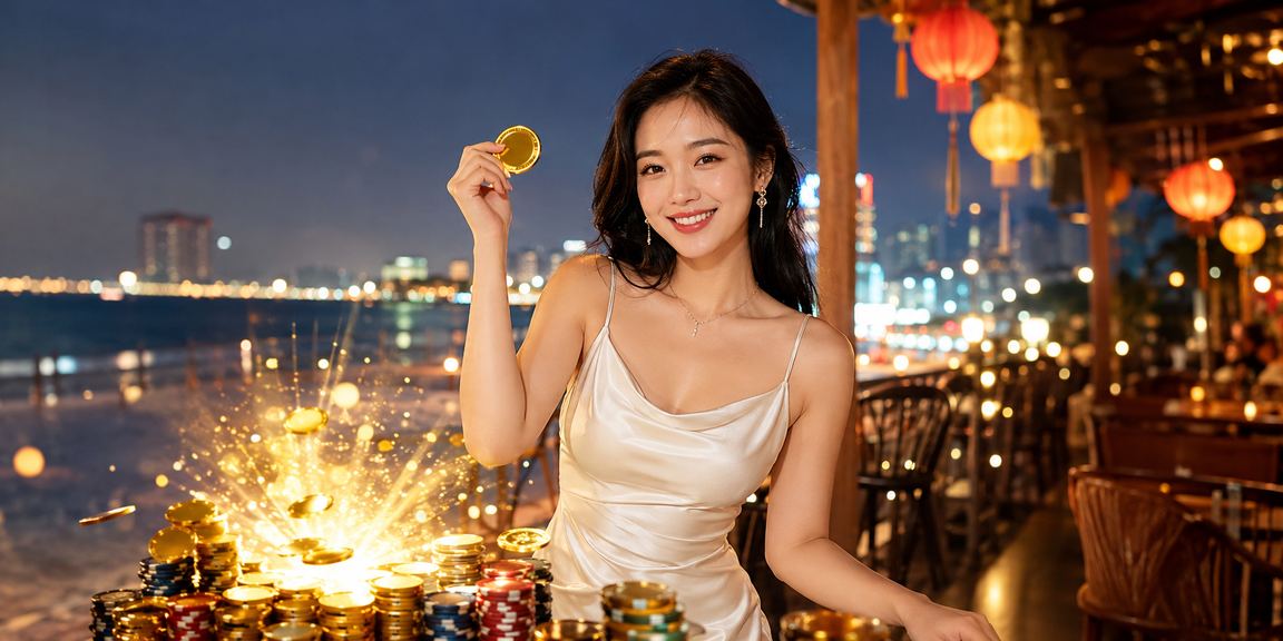 Người dùng tại Hội An thưởng thức cà phê và trải nghiệm casino trực tuyến qua điện thoại