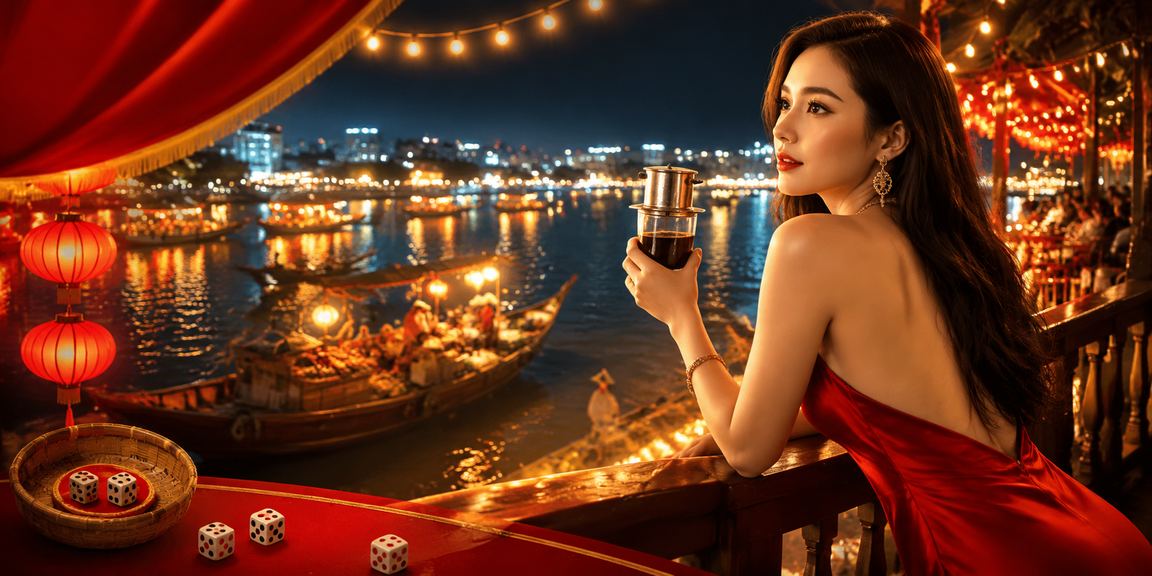 Người chơi thử Tài Xỉu trực tuyến bên cốc cà phê tại Phú Quốc